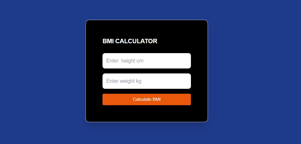 BMI Calculator